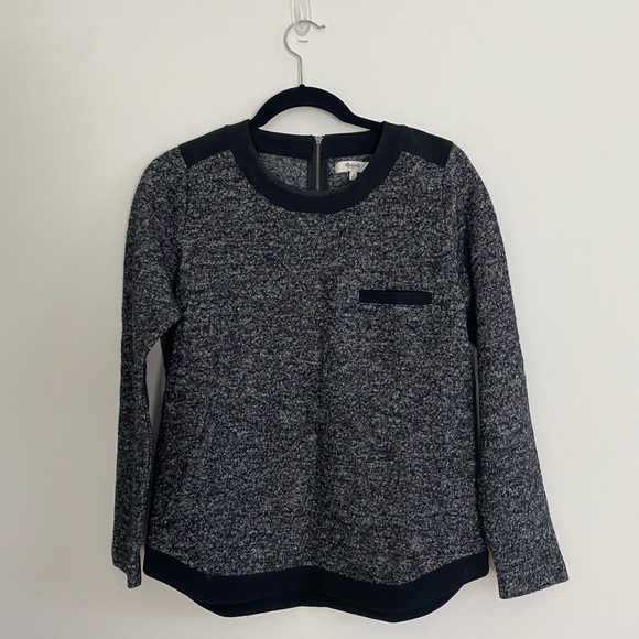 Madewell Marled Contrast Sweater - Picture 3 of 9